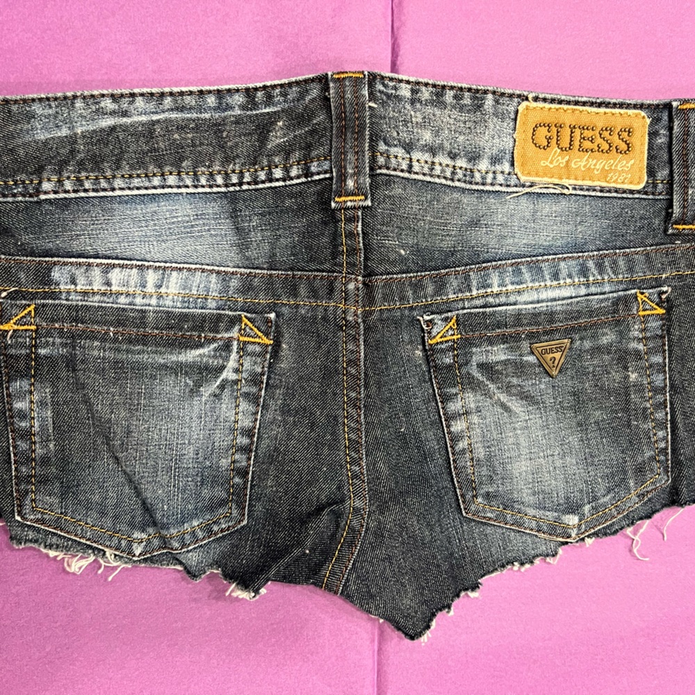Guess shorts extra short cut offs - Picture 2 of 3
